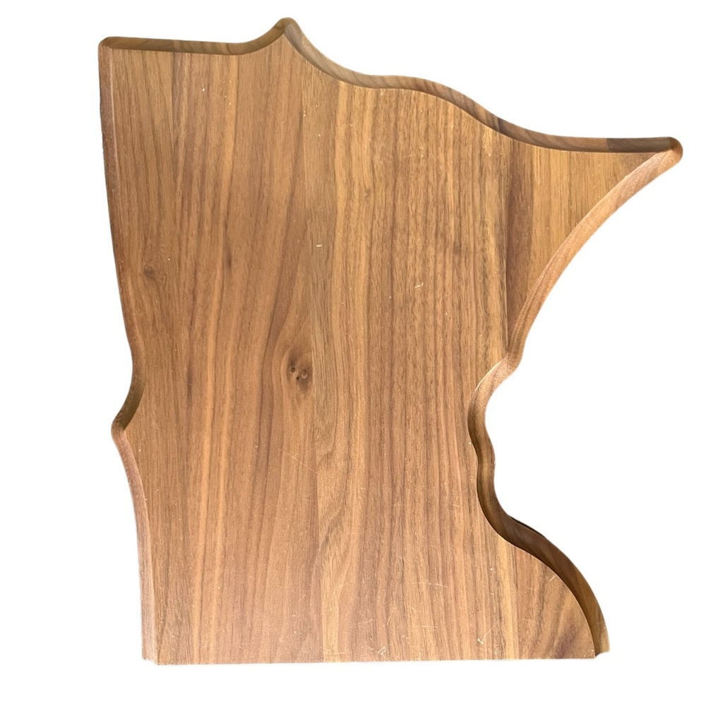 Minnesota State MN Wood Cut Out Wall Art Plank DIY Crafts Decoration Rustic